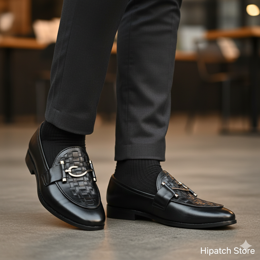 HP-S Knitted Loafer-1015-Bl