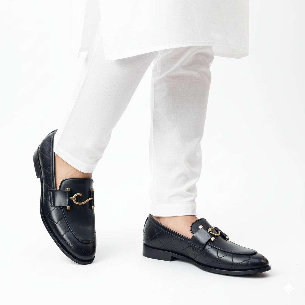 HP-S Metalic Buckle Loafer-1011-BL