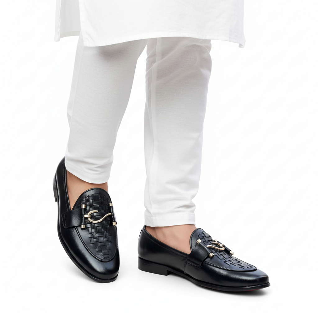 HP-S Knitted Loafer-1015-Bl