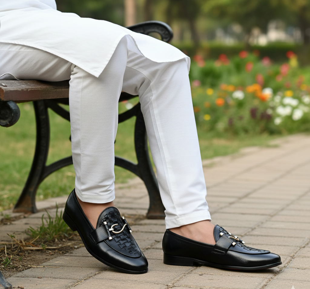 HP-S Knitted Loafer-1015-Bl